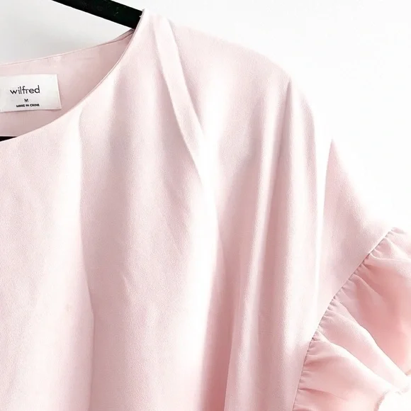 Aritzia Pink Ruffle Mini Dress - Picture 14 of 14